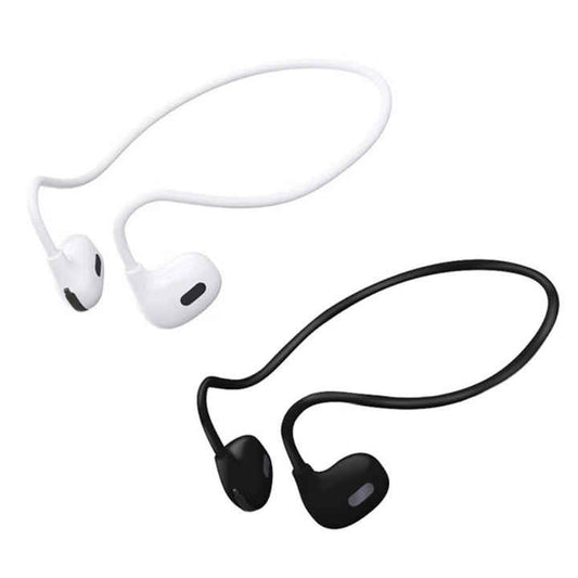 Écouteurs sans fil sur l'oreille, casque suspendu au cou, casque d'écoute ouvert🎧